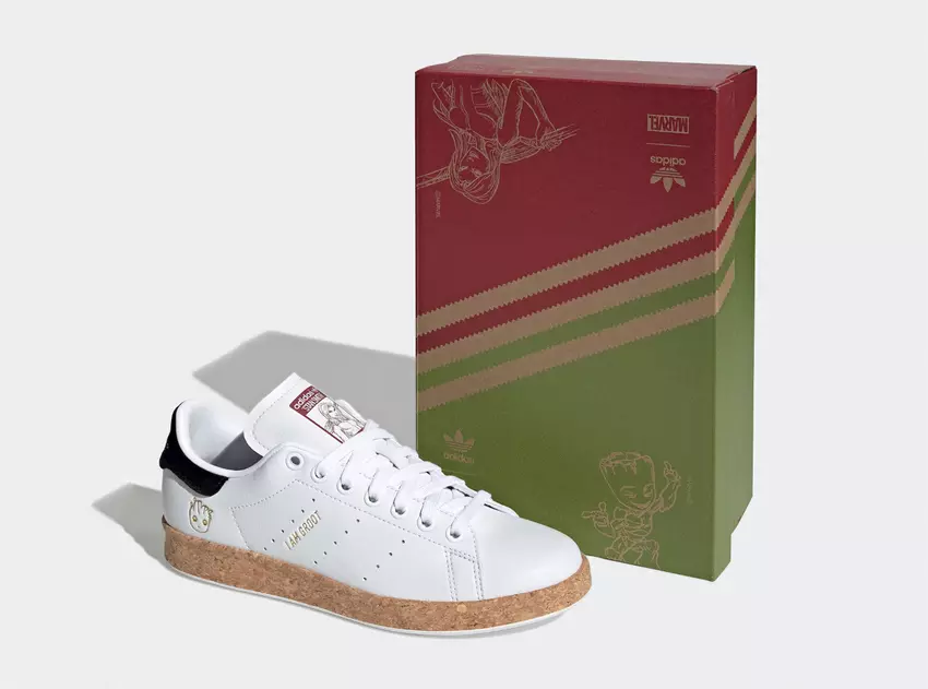Fani Marvela z pewnością docenią: Adidas przygotowuje sneakersy Stan Smith dedykowane małemu Grootowi i Gamorze z Guardians of the Galaxy