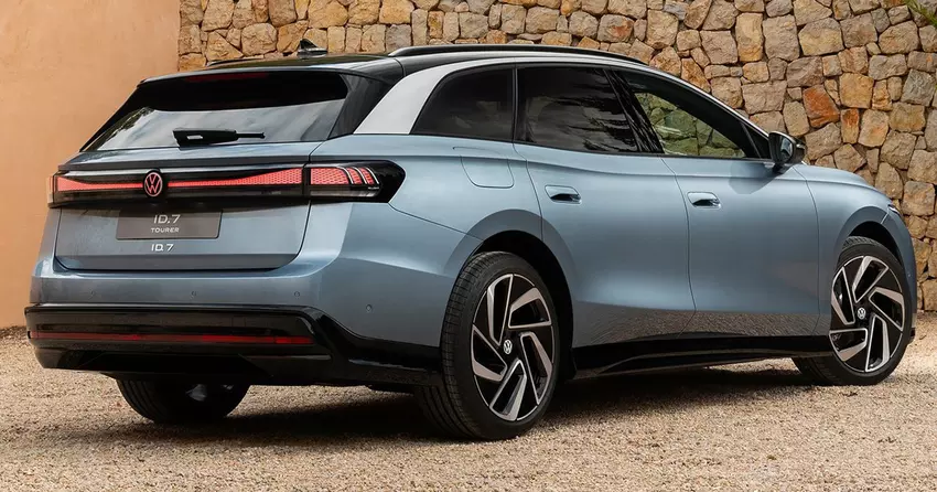 Elektryczny kombi Volkswagen ID.7 Tourer na szczycie rankingu sprzedaży samochodów elektrycznych w Niemczech