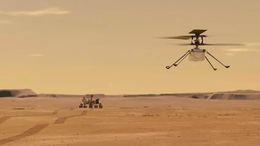 Bezzałogowy helikopter Ingenuity NASA ustanowił nowy rekord prędkości podczas swojego 60. lotu nad powierzchnią Marsa.