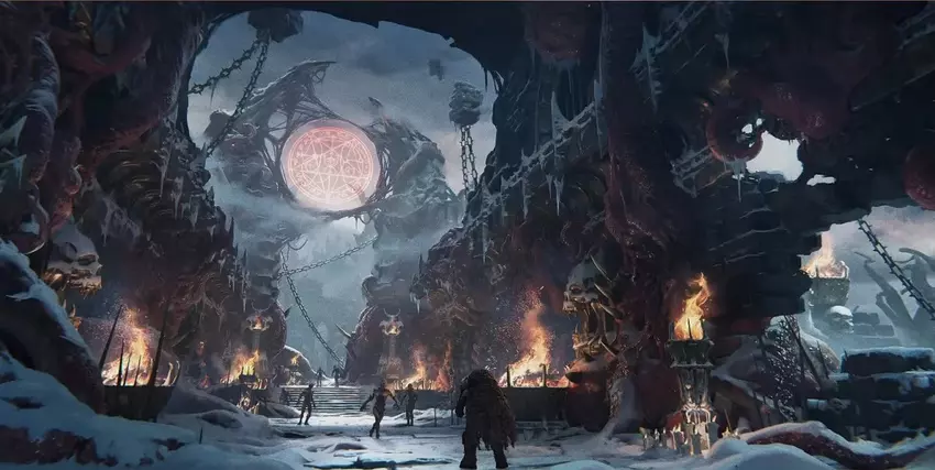 W piekle zamarzło: dyrektor gry DOOM: The Dark Ages pokazał koncept artu jedynego dodatku do strzelanki