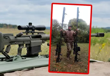 AFU demonstruje strzelanie do czołgu z ...