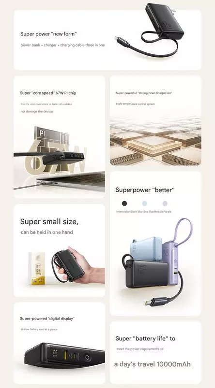 Power Bank Super Charge firmy Baseus