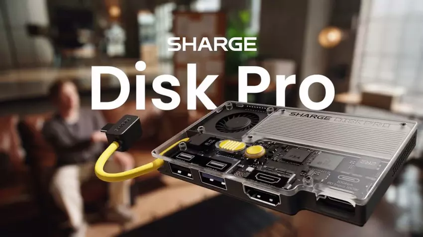 Sharge Disk Pro — pierwszy SSD z wentylatorem i funkcją huba: do 4 TB i cena od 700 PLN (189 USD)