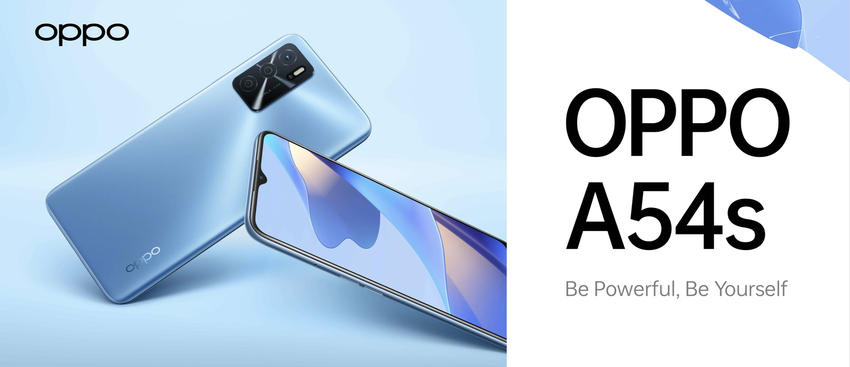 OPPO A54s: 6.52" ekran, MediaTek Helio G35 chip, 50 MP potrójny aparat i ochrona IPX4 za €229