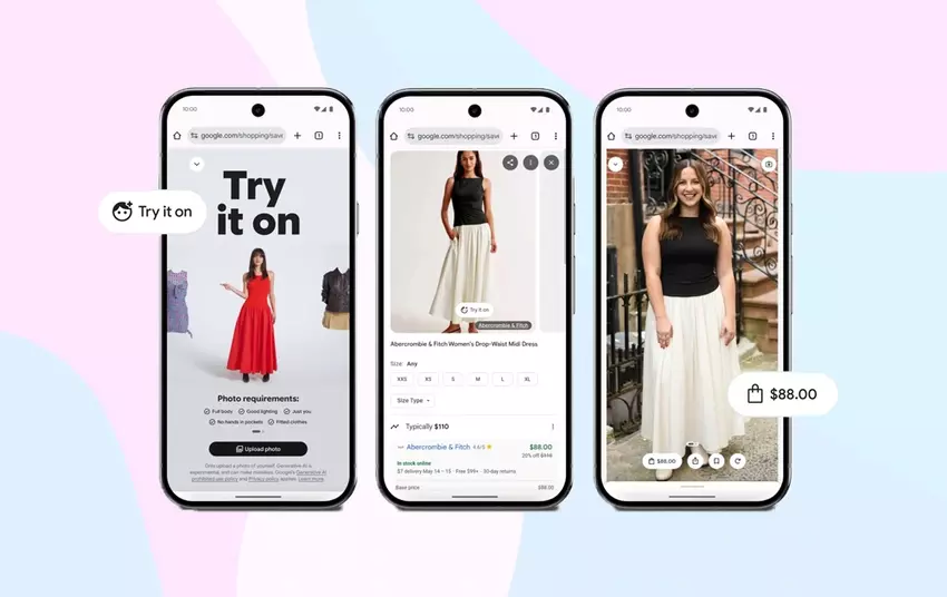 Google rozszerza wirtualne przymierzanie — teraz można przymierzać buty za pomocą AI