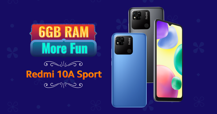 Redmi 10A Sport - Helio G25, 5000 mAh i MIUI 12.5 za 135