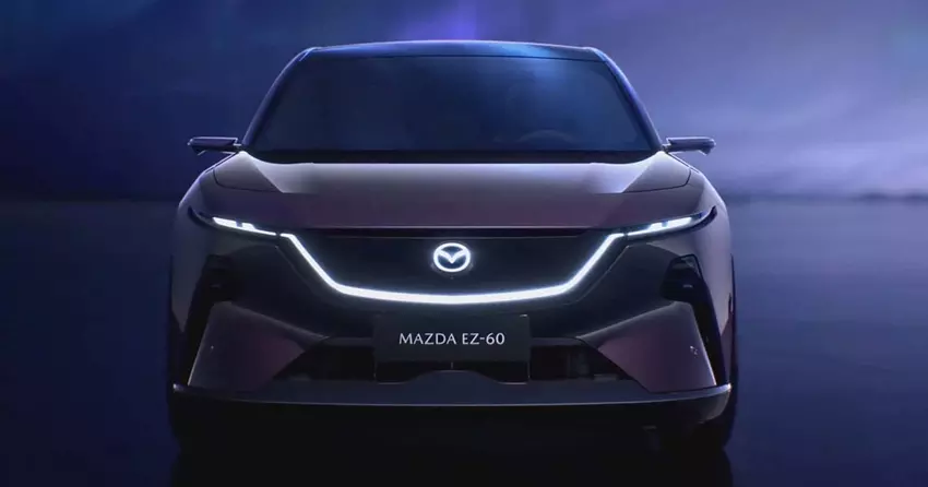 Samochód elektryczny z silnikiem benzynowym: ujawnione specyfikacje techniczne crossovera Mazda EZ-60