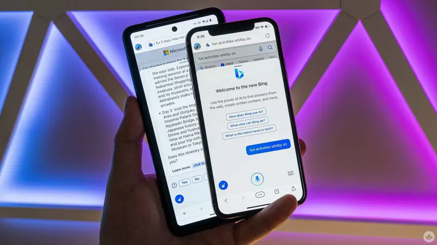 Bing Chat jest już dostępny na urządzeniach mobilnych - i można z nim rozmawiać