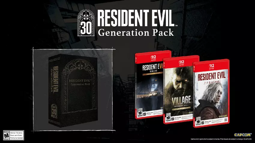 Obraz Pakietu Generacji na Switch 2 Resident Evil Requiem