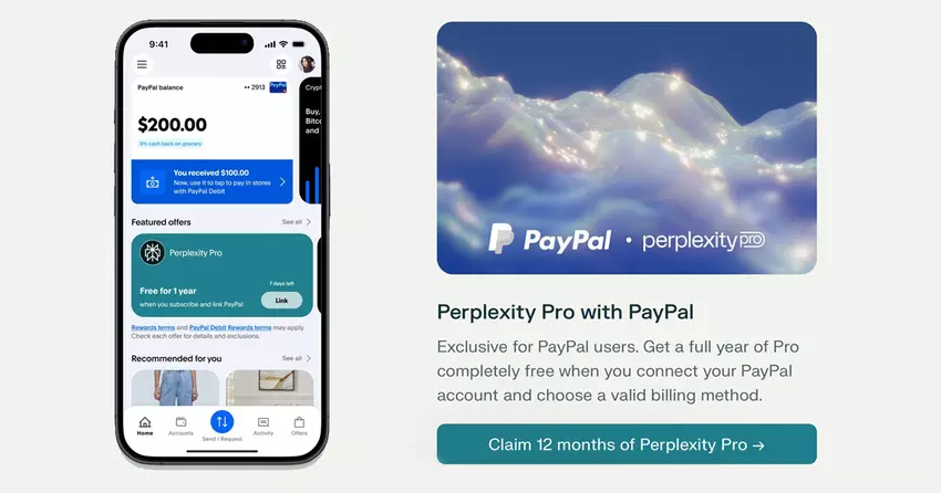 PayPal daje rok Perplexity Pro za darmo: jak uzyskać subskrypcję za 0 PLN (0 USD)
