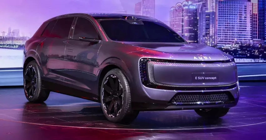 Audi zaprezentowała elektryczny AUDI E SUV Concept o mocy 671 KM.
