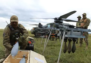 Siły Zbrojne Ukrainy otrzymały duży oktokopter, ...