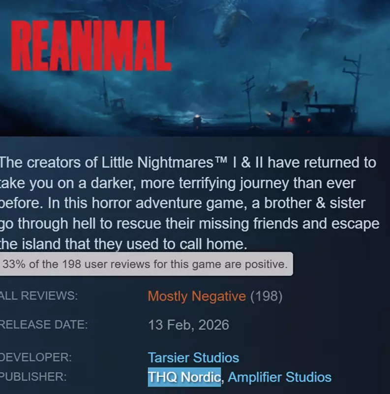 Zrzut ekranu z gry Reanimal