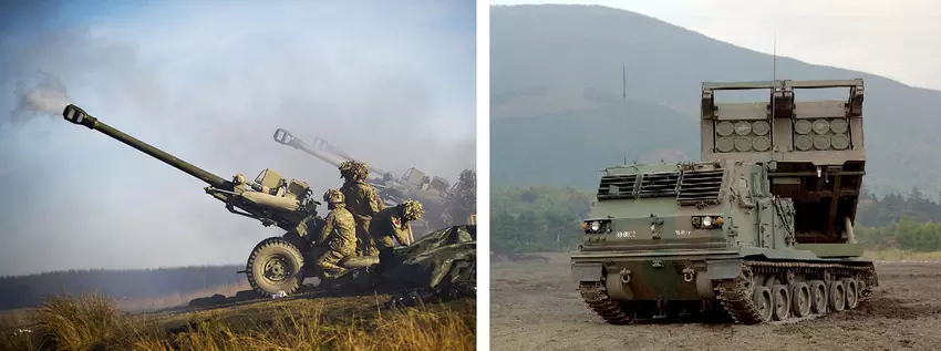 Ukraińskie wojsko opanowuje system rakietowy M270 MLRS i haubice L118, których przekazania nawet nie zapowiedziano (wideo)