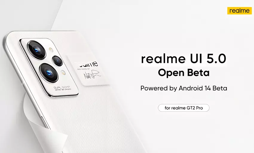 realme GT 2 Pro otrzymał Android 14 beta z powłoką realme UI 5.0