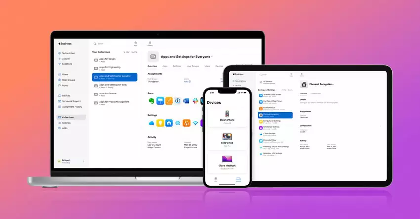 Apple szczegółowo opisuje sposób integracji Google Workspace z usługą Apple Business Manager