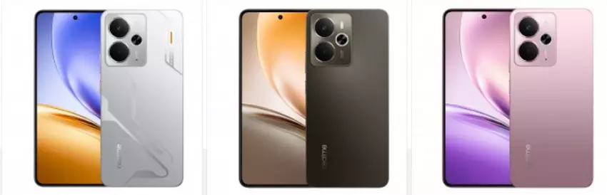 Smartfon Realme 14 5G w różnych kolorach