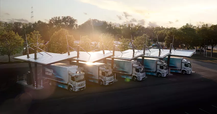 Daimler Truck stworzy największą półpubliczną sieć ładowarek elektrycznych w Europie - ponad 3000 stacji do 2030 roku