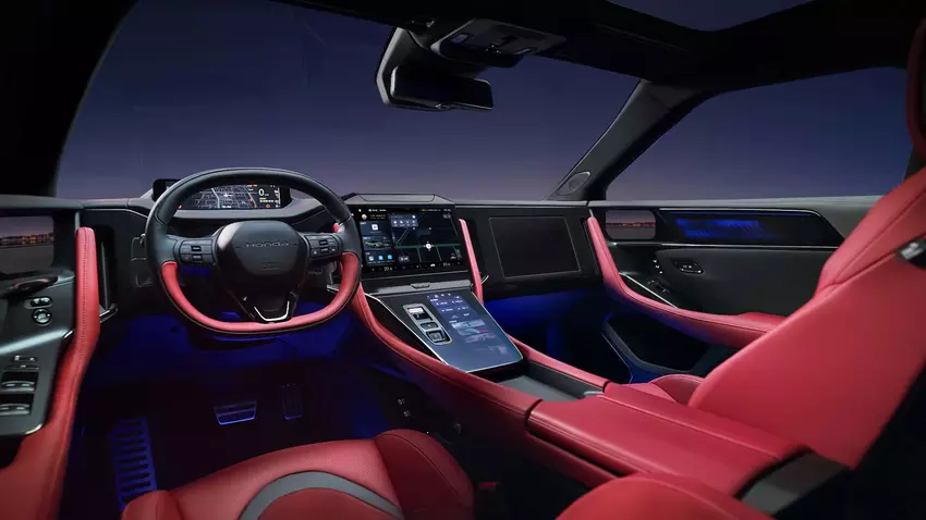 Wnętrze Honda GT. Ilustracja: Honda