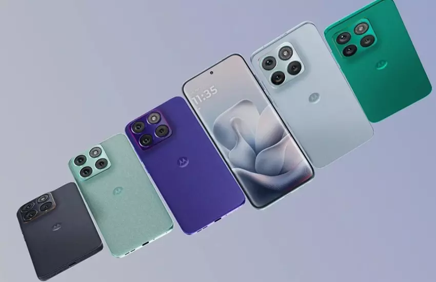 Motorola Edge 70 Fusion w różnorakich kolorach