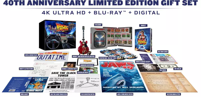 Back to the Future Trilogy 40th Anniversary Limited Edition Gift Set