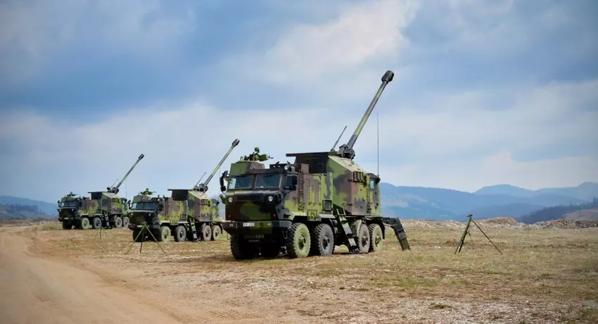 Serbskie działa samobieżne 155 mm Nora B52