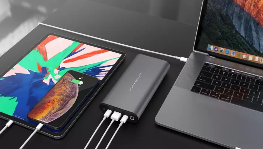 HyperJuice: pierwsza na świecie przenośna bateria z obsługą Power Delivery 3,0 moc- w 100 W