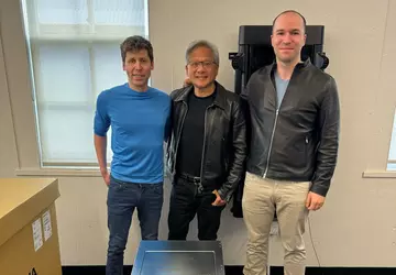 CEO NVIDIA osobiście dostarczył pierwsze akceleratory ...