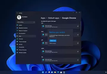 Windows 11 sprawi, że wybór alternatywnej ...