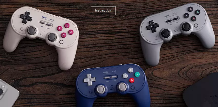 Design kontrolera 8BitDo Pro 3