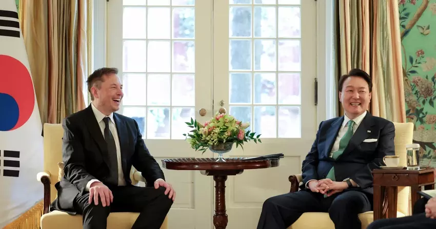 Korea Południowa jest gotowa zwrócić nawet połowę kosztów budowy pierwszej fabryki Tesli w tym kraju