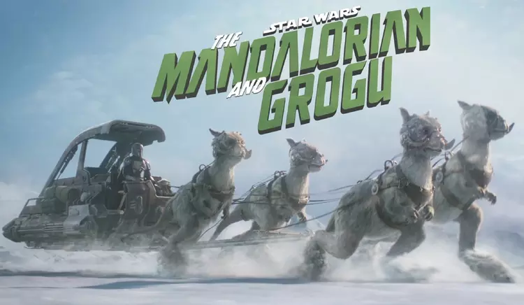 Mandalorianin, Grogu i czwórka Tauntaunów: Lucasfilm ...