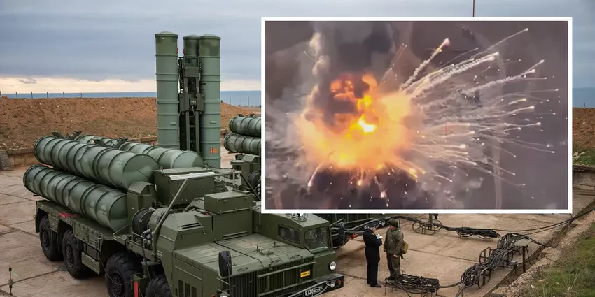 Rosyjski system obrony powietrznej S-400 Triumf i rakiety o zasięgu 400 km warte setki milionów dolarów zostały zniszczone na Krymie.