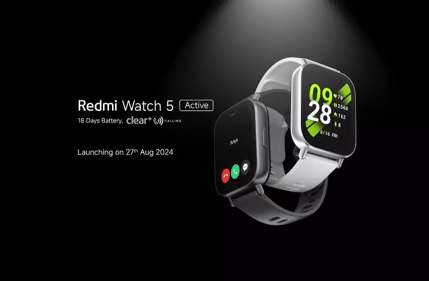 27 sierpnia Xiaomi zaprezentuje smartwatch Redmi Watch 5 Active