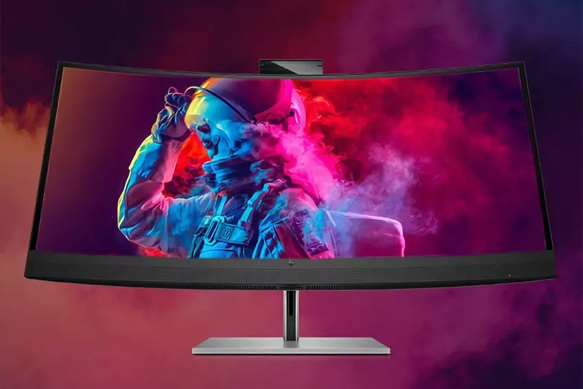 HP ujawniło 34-calowy zakrzywiony monitor z wyskakującą kamerą 5 MP i obsługą Power Delivery do 100W