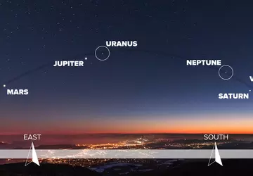 Od 9 sierpnia na nocnym niebie ...