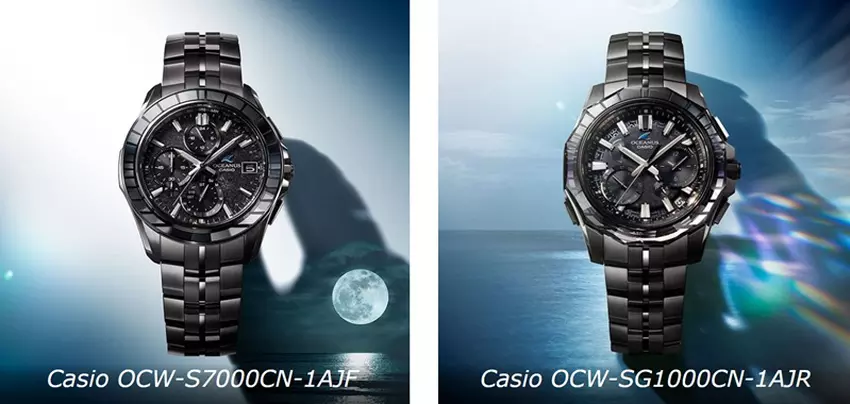 Casio Oceanus Manta zegarki w stylu Calm Night