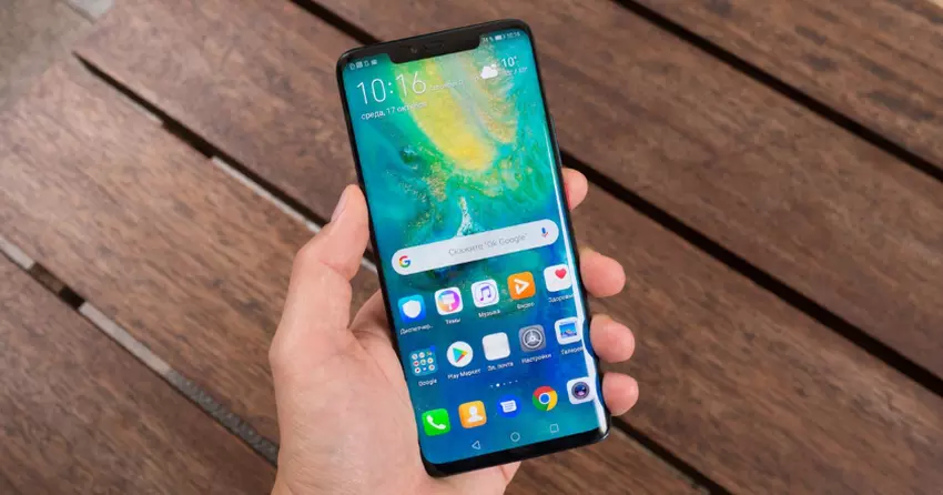 Huawei Mate Pro 30 pojawił się w obrazach na ekranie z wycięciem dla czujników Face Unlock