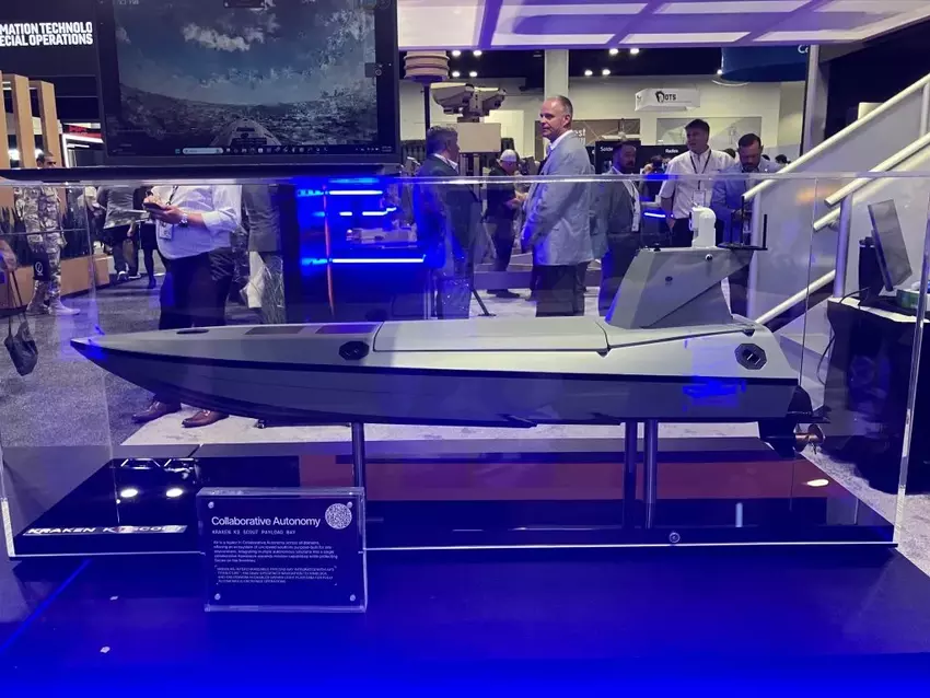 Nawodny dron Kraken3 Scout Medium. Ilustracja: The War Zone