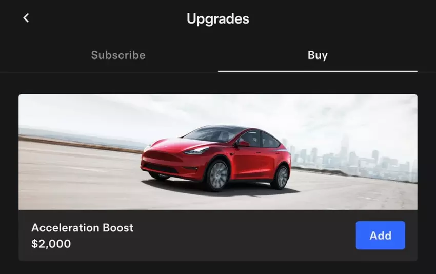 Acceleration Boost dla Tesla Model Y Juniper
