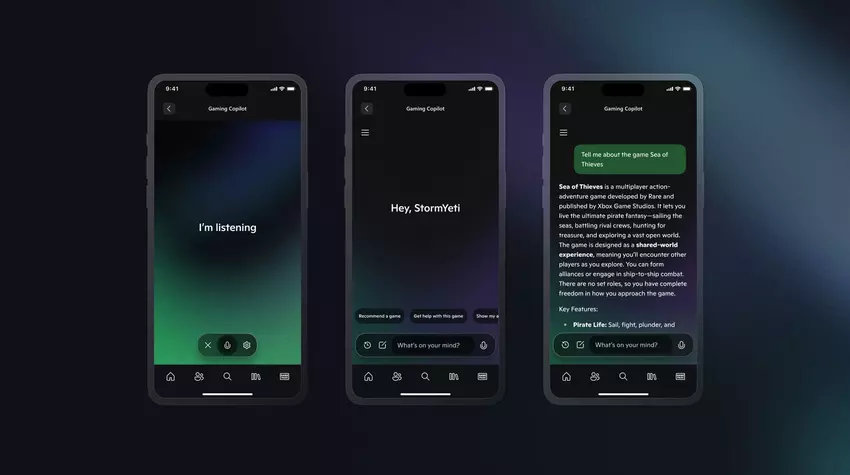 Obraz aplikacji Copilot for Gaming