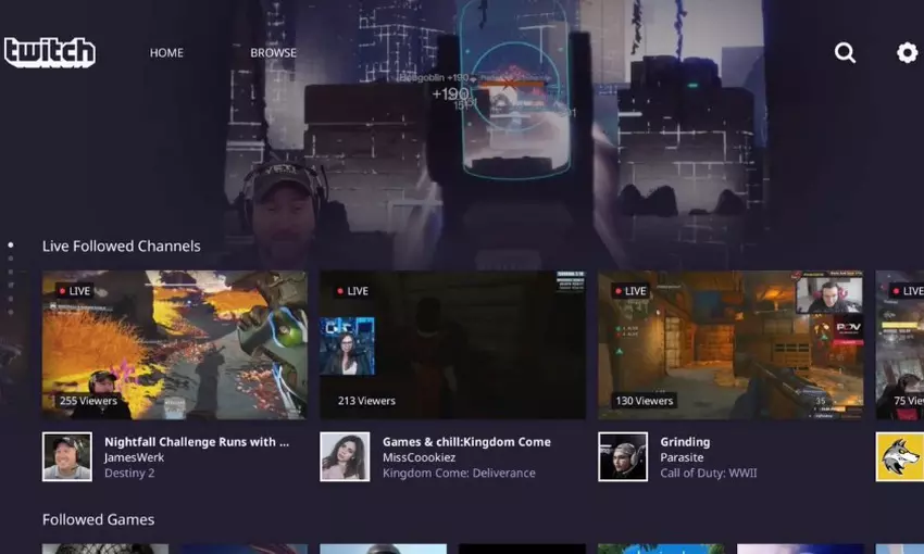 Aplikacja Twitch na PS4 otrzymała zaktualizowany wygląd i możliwości wersji PC