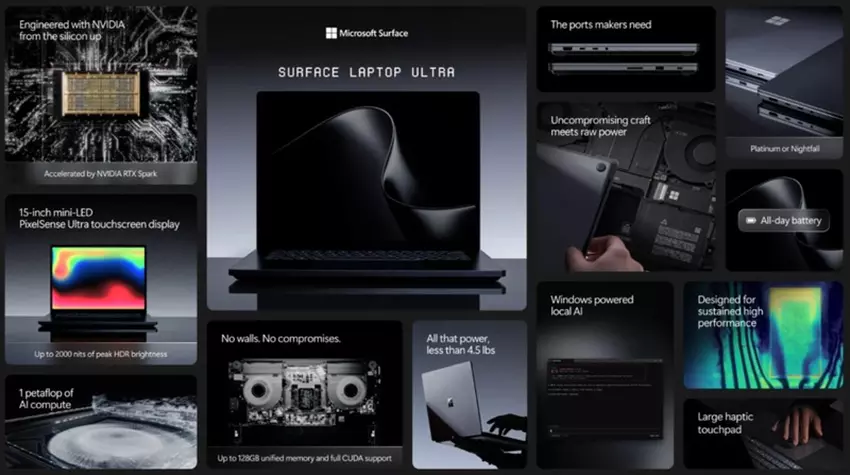 Wyświetlacz Microsoft Surface Laptop Ultra