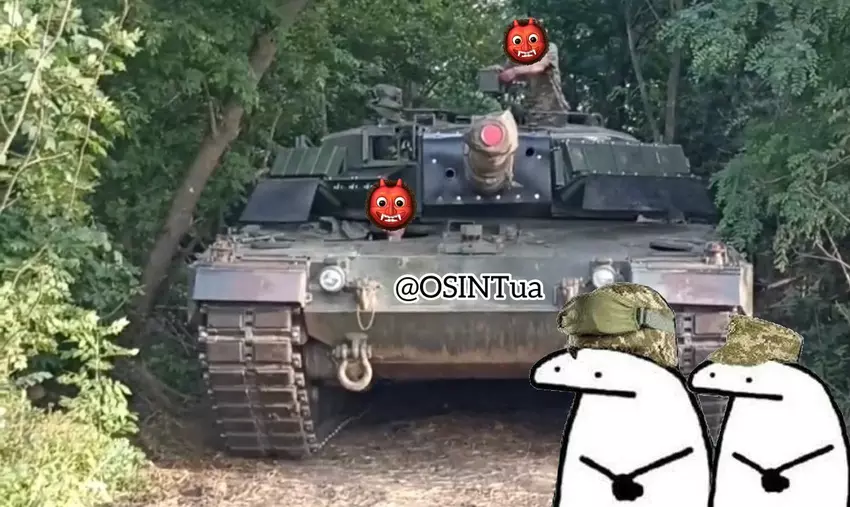 Tak też się stało - Ukraińskie Siły Obronne wyposażyły niemiecki czołg Leopard 2A4 w zestaw ochrony dynamicznej "Kontakt"