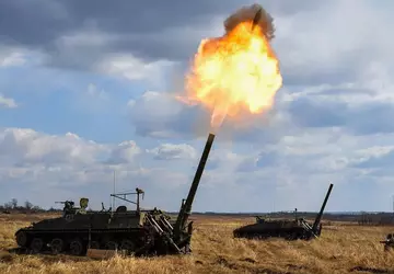 Dron FPV zniszczył rosyjski samobieżny moździerz ...