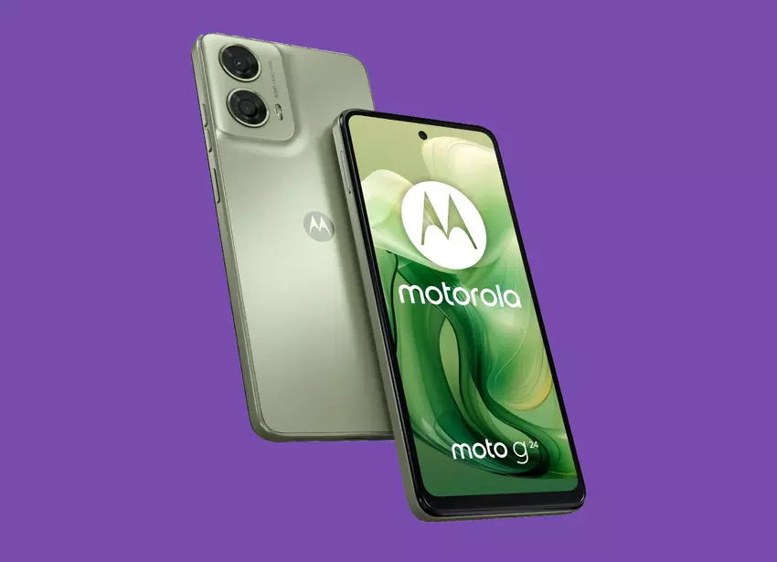 Moto G24: wyświetlacz 90 Hz, układ MediaTek Helio G85, bateria 5000 mAh i stopień ochrony IP52 za 129 euro