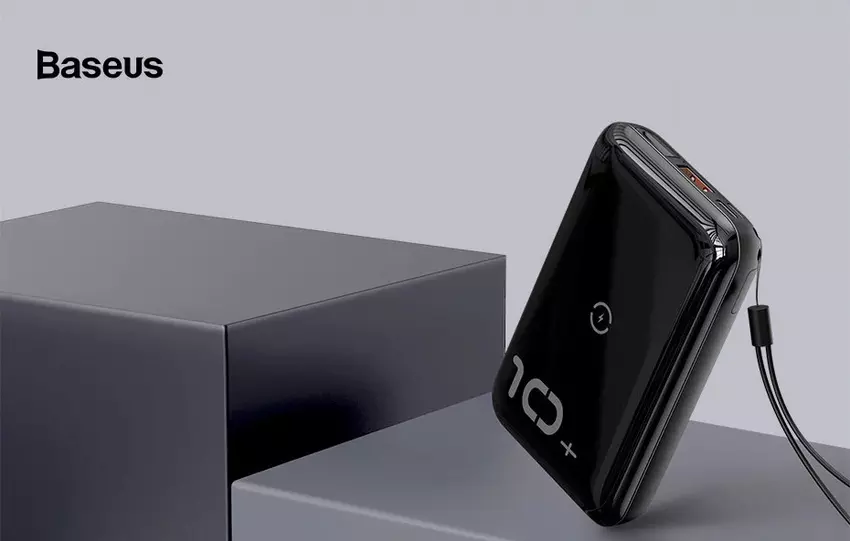 Baseus F10: Zewnętrzna bateria z bezprzewodowym ładowaniem za $ 26