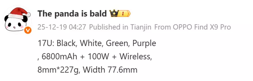 Obraz Xiaomi 17 Ultra według informacji Bald Panda