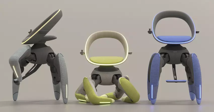 Zrobotyzowane krzesło Toyota może chodzić, wspinać się po schodach i szybko się składać