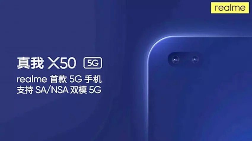 Teraz to oficjalne: smartfon Realme X50 z 5G będą przedstawione na Boże Narodzenie